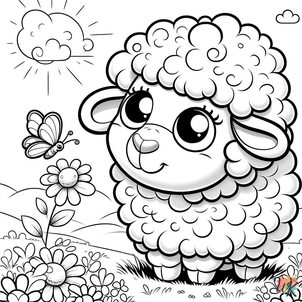 Pecora 2 Disegni da Colorare Pecora